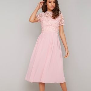 Chi Chi London Pink Dress NWT
